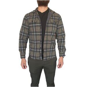 Grayers Shirt Mens Med Green Plaid Heritage Flannel Long Sleeve Outdoors Country